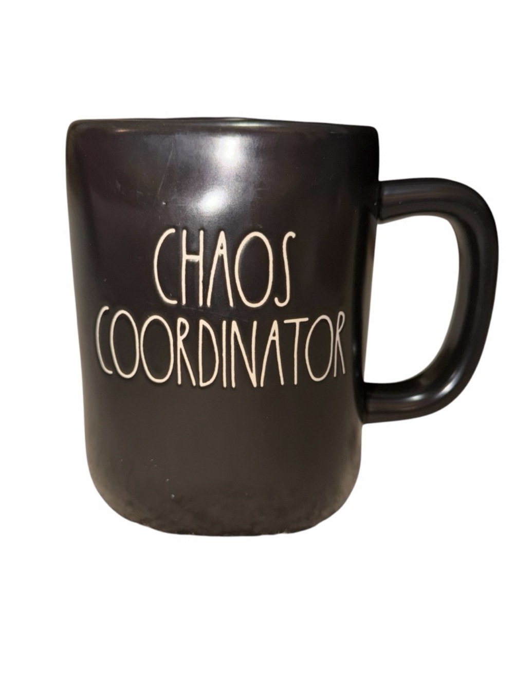 Rae Dunn Black "Chaos Coordinator" Ceramic Mug - Picture 2 of 5